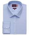 BK130 7721 Brook Taverner Pisa Long Sleeve Slim Fit Shirt sky blue colour image